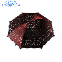 Excelente Qualidade Best-seller China Fabricante Útil Novo Design Africano Mercado 3 Folding Umbrella Para Chuva e Sol